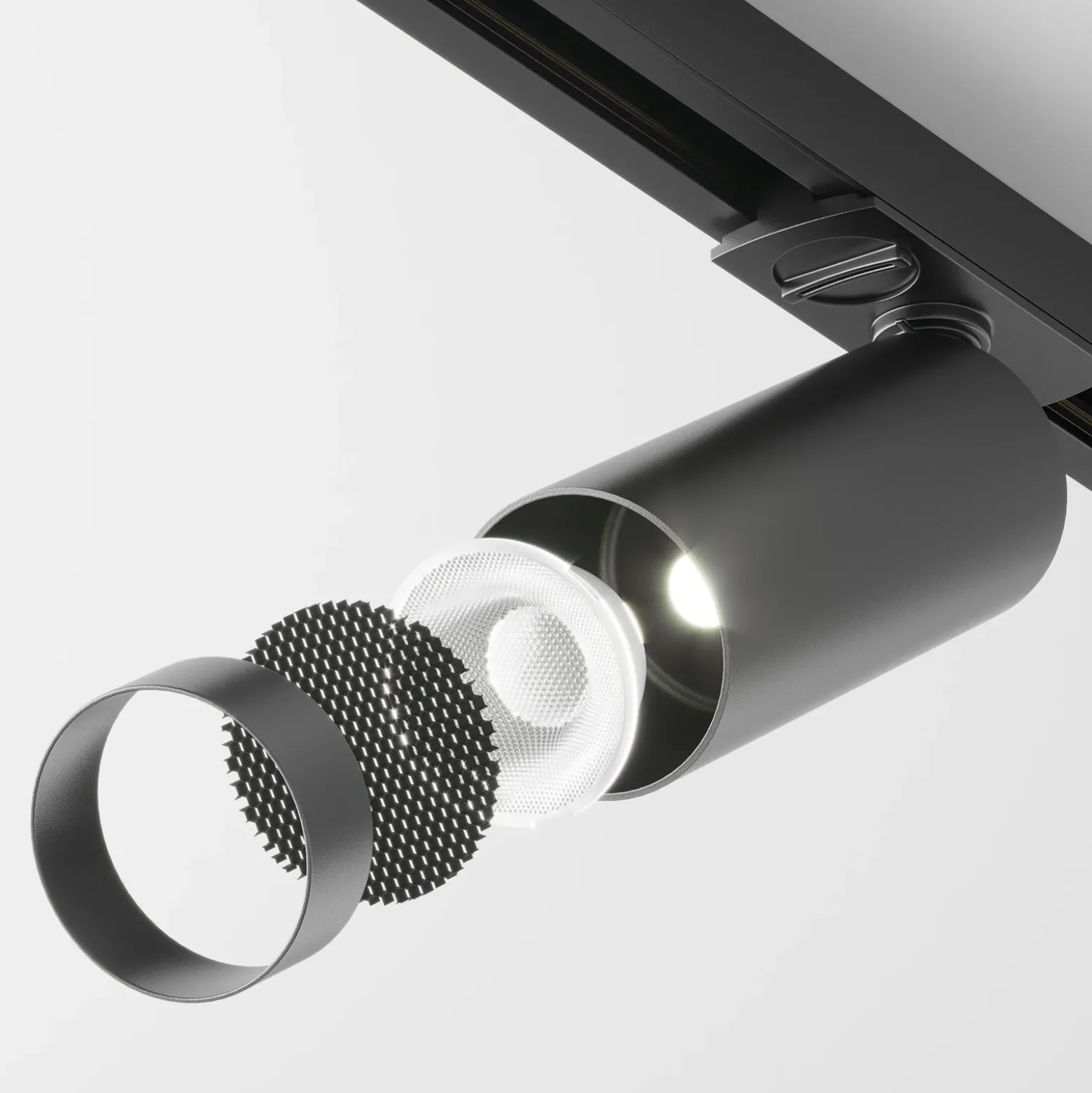 Foco LED Maytoni Focus, sistema Unity, Triac, 940, negro