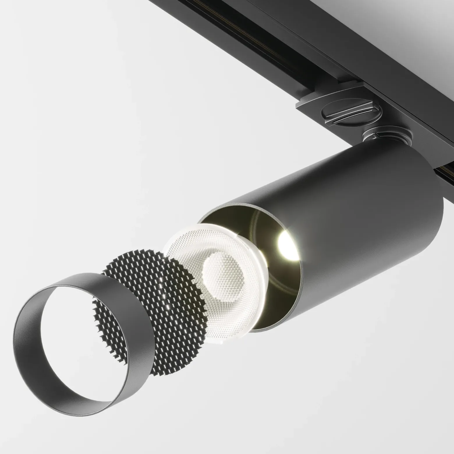 Foco LED Maytoni Focus, sistema Unity, Triac, 930, negro