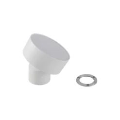 Foco LED Nivoria de Lindby, Ø 14 cm, blanco, orientable