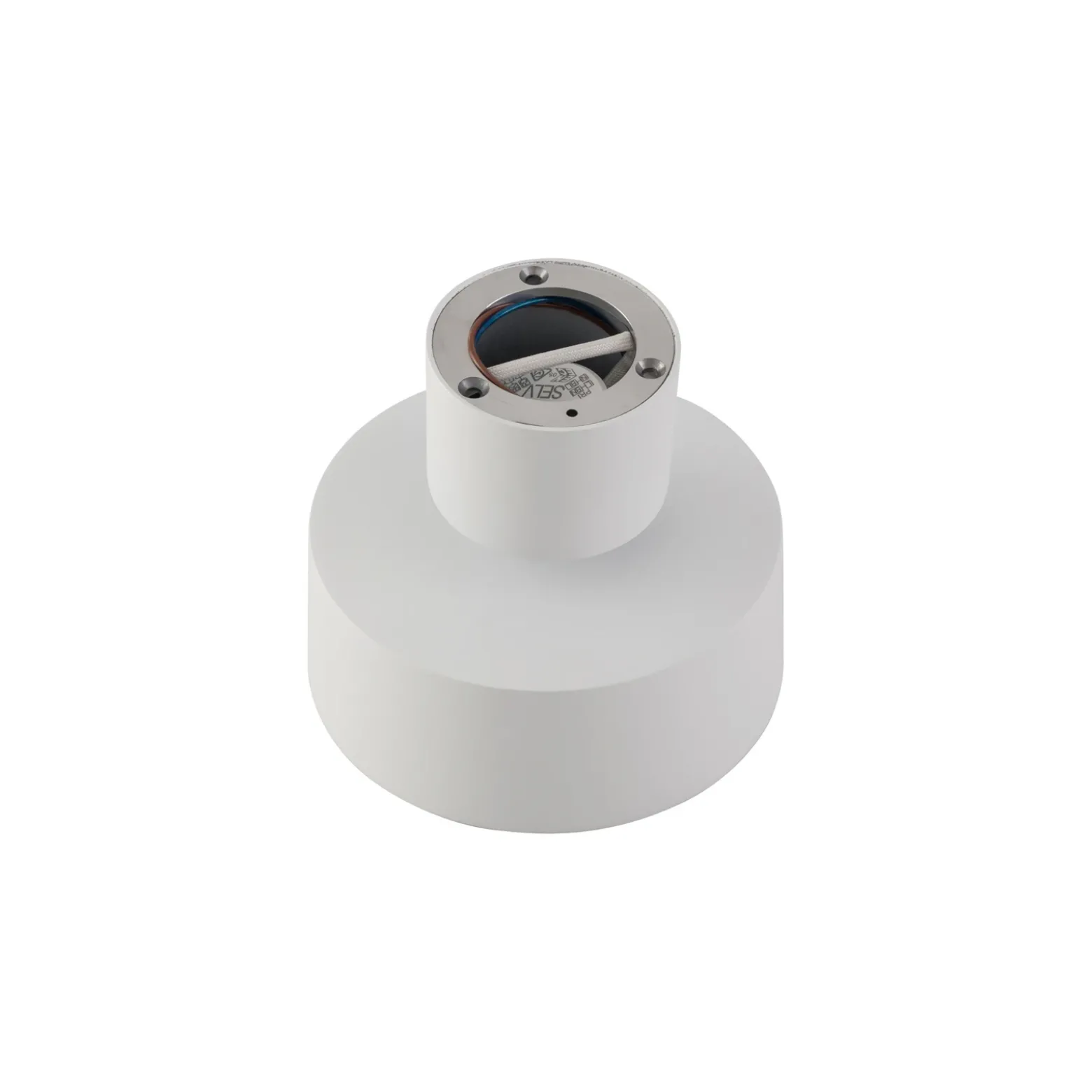 Foco LED Nivoria de Lindby, Ø 14 cm, blanco, orientable