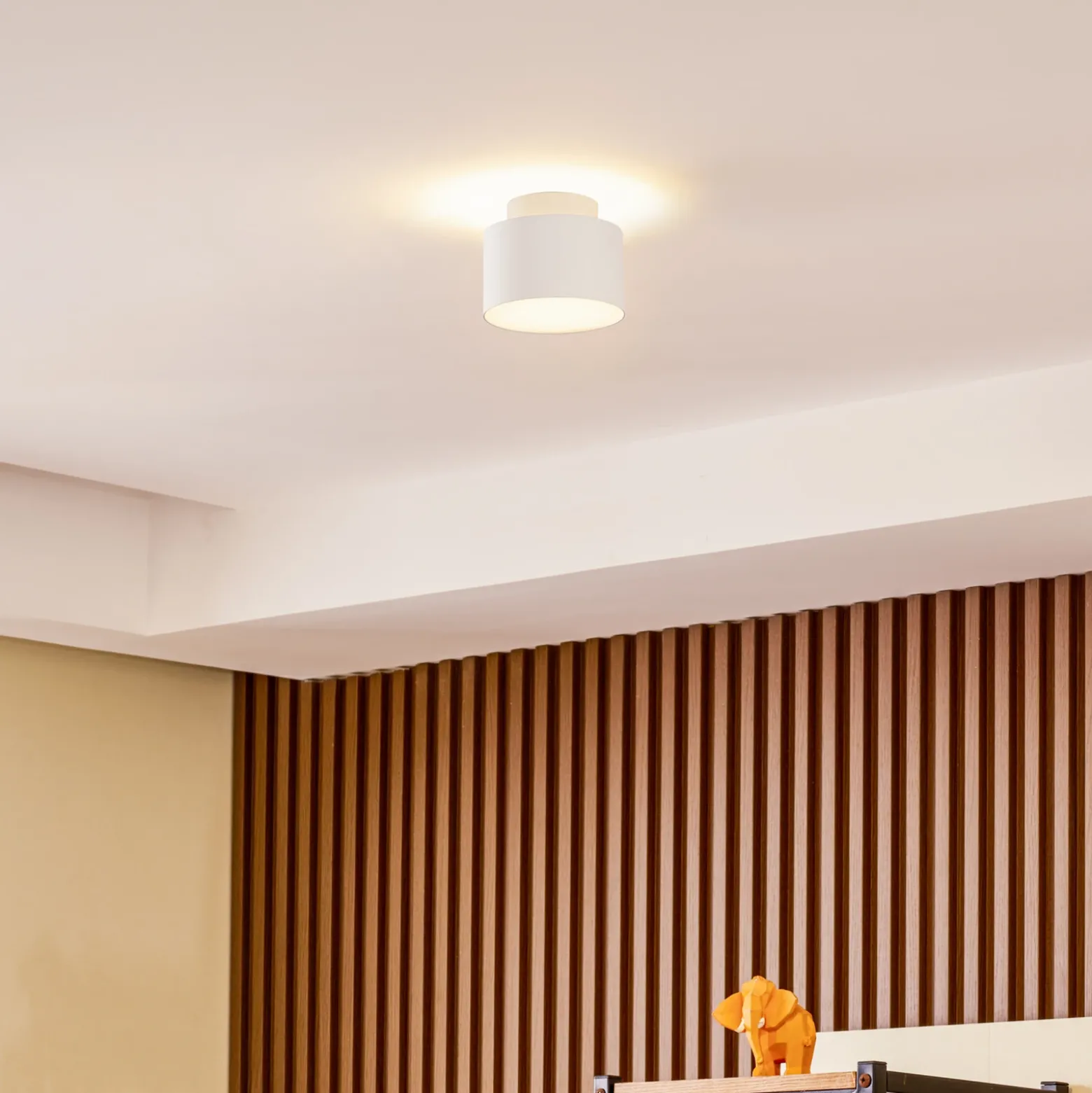 Foco LED Nivoria de Lindby, Ø 11 cm, 15 W, blanco, metal