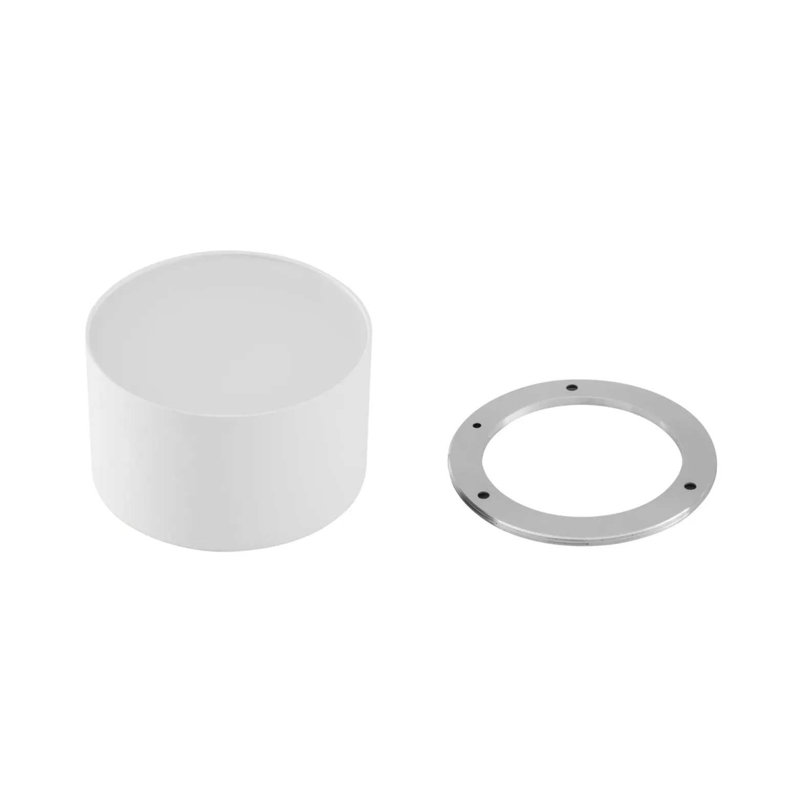 Foco LED Nivoria de Lindby, Ø 11 cm, 9 W, blanco, metal