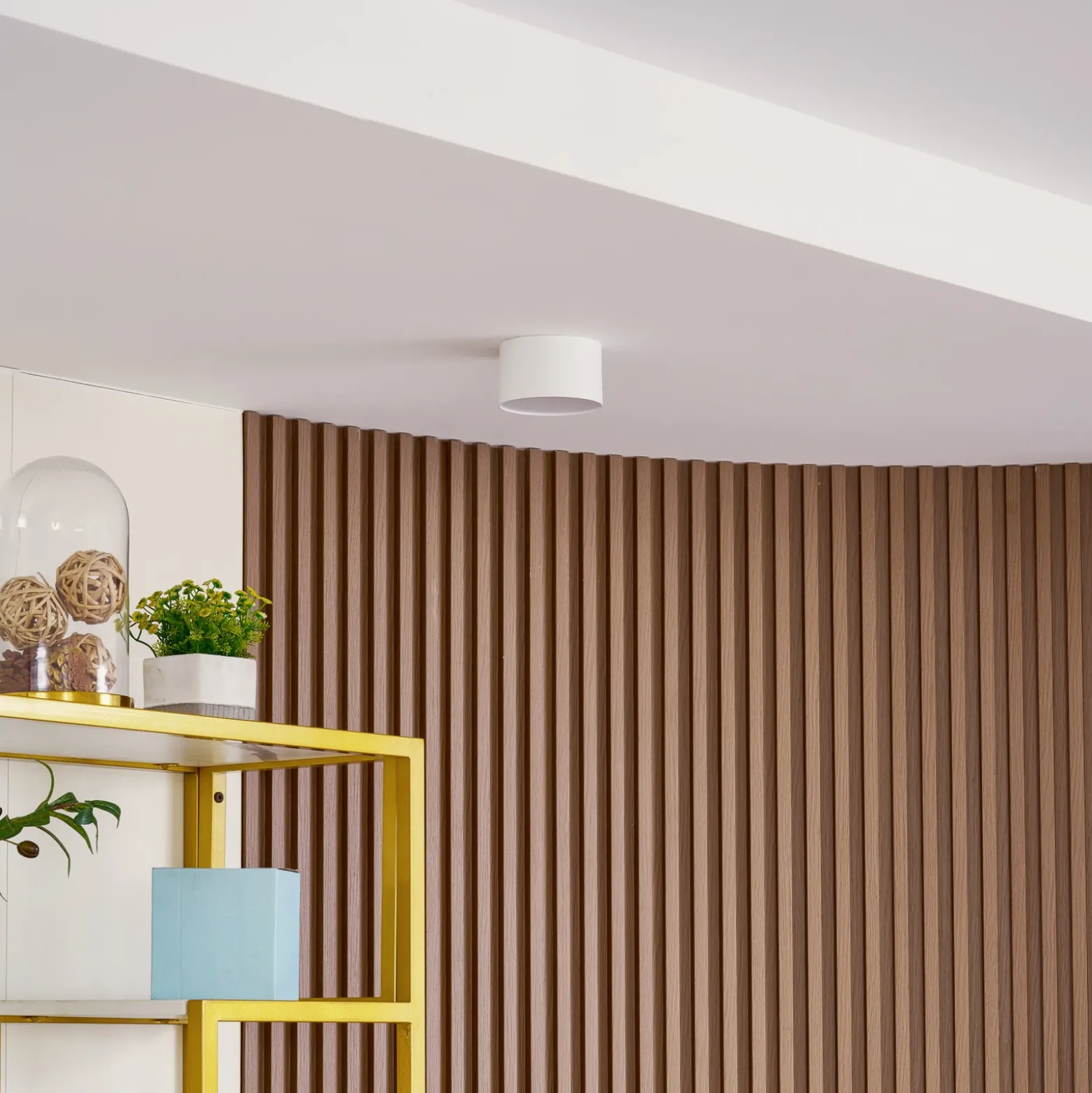 Foco LED Nivoria de Lindby, Ø 11 cm, 9 W, blanco, metal