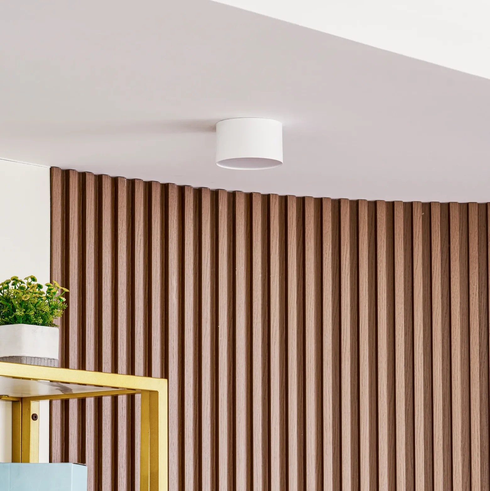 Foco LED Nivoria de Lindby, Ø 11 cm, 9 W, blanco, metal