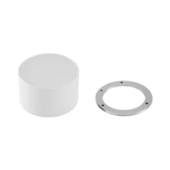 Foco LED Nivoria de Lindby, Ø 11 cm, 9 W, blanco, metal