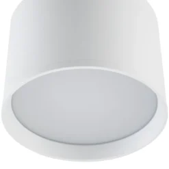 Foco LED Nivoria de Lindby, Ø 12 cm, 15 W, blanco, metal