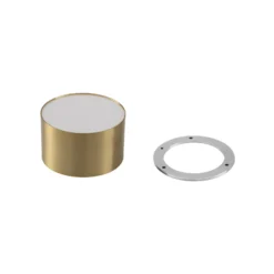 Foco LED Nivoria de Lindby, Ø11 cm, 9 W, dorado, metal