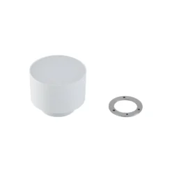 Foco LED Nivoria de Lindby, Ø 11 cm, 15 W, blanco, metal