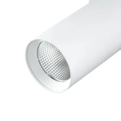 Foco LED para rieles Lindby Linaro, blanco, Ø 7 cm, aluminio, CCT