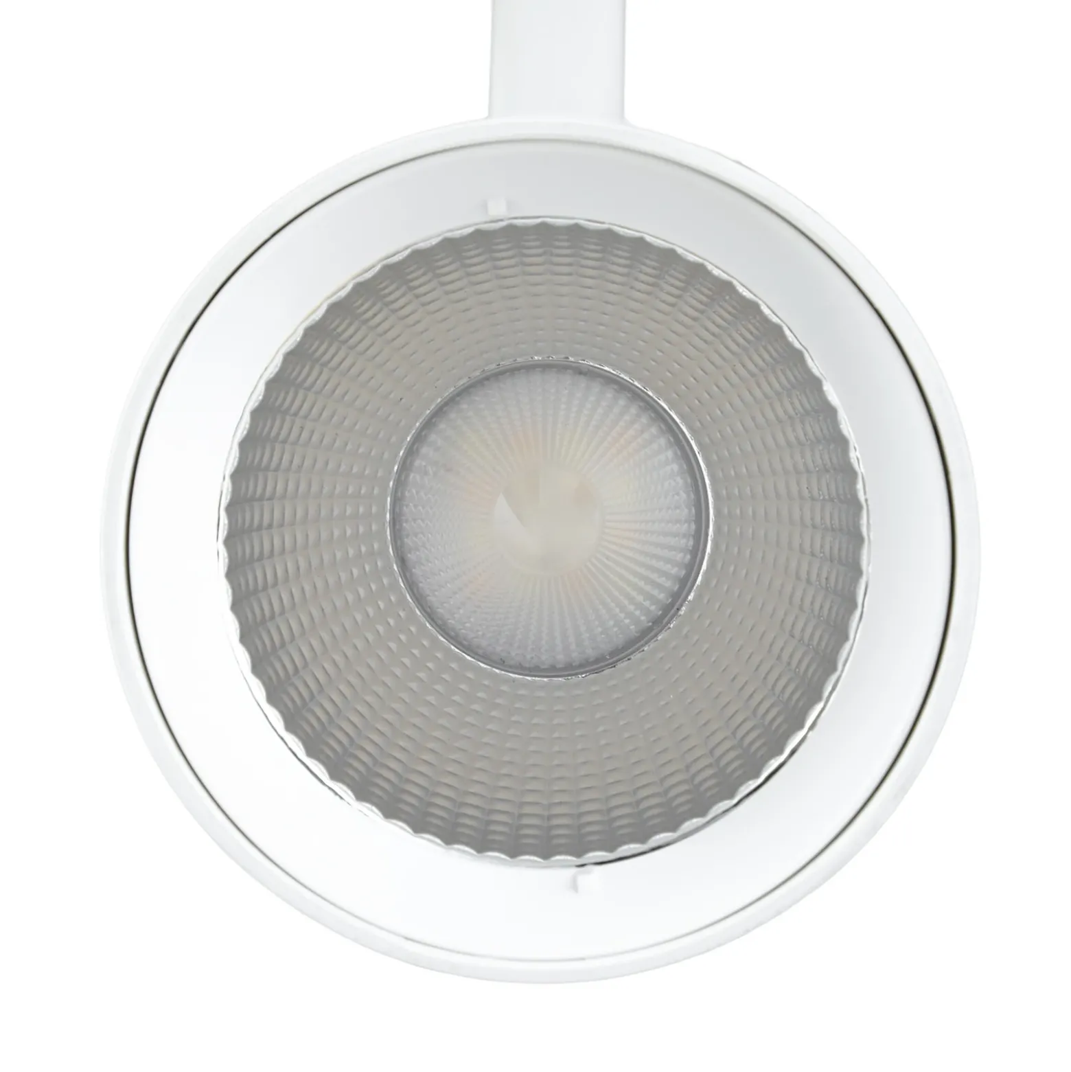 Foco LED para rieles Lindby Linaro, blanco, Ø 7 cm, aluminio, CCT