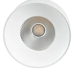 Foco LED para rieles Lindby Linaro, blanco, Ø 9,5 cm, 3000 K