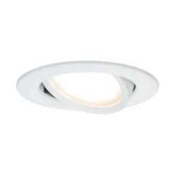 Foco LED Paulmann Nova Coin, juego de 3, blanco, orientable, 2700 K