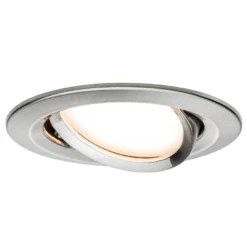 Foco LED Paulmann Nova Coin, juego de 3 unidades, de hierro, orientable, 2700 K