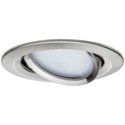 Foco LED Paulmann Nova Coin, juego de 3 unidades, de hierro, orientable, 2700 K
