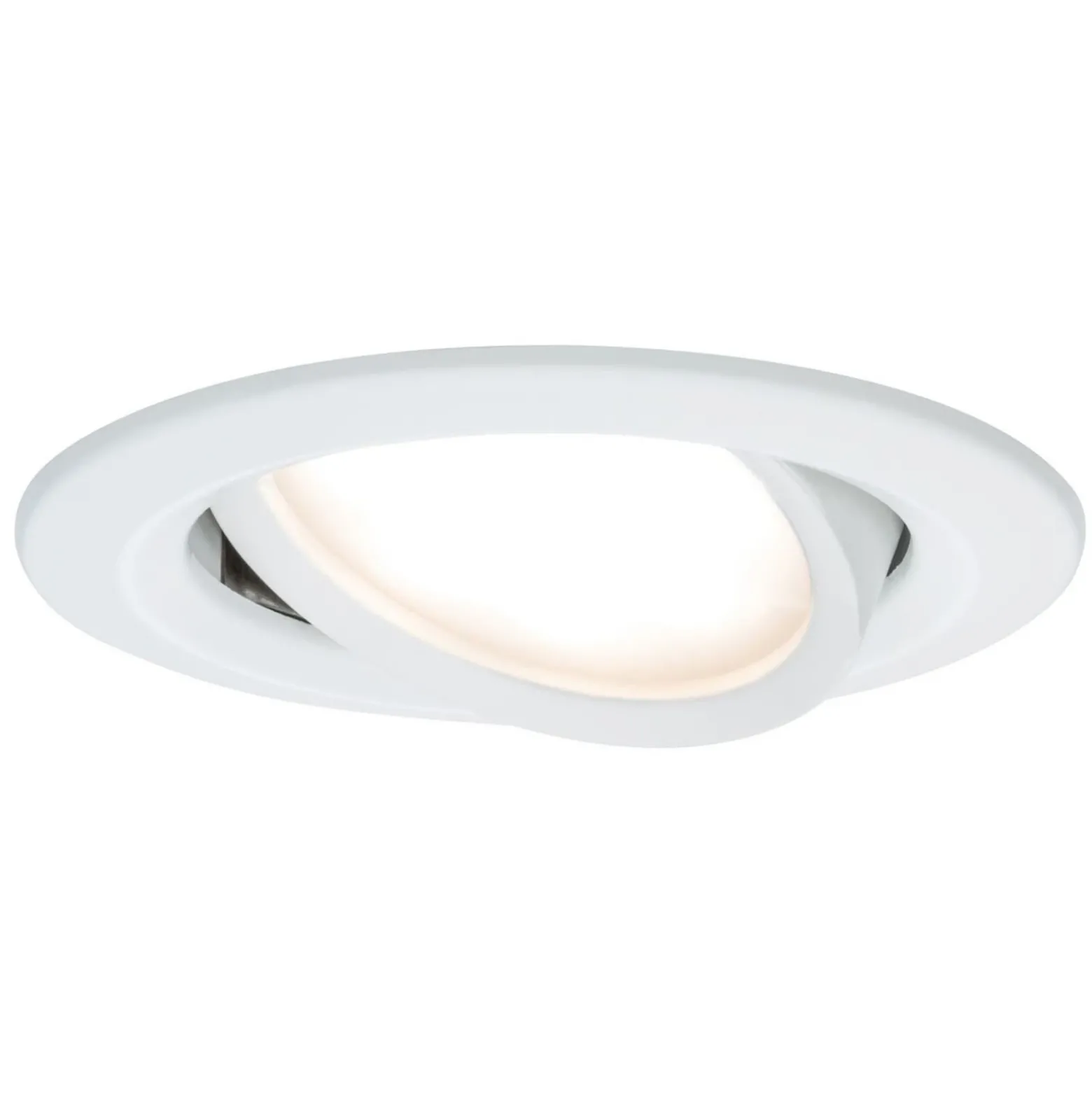 Foco LED Paulmann Nova Coin, juego de 3, aluminio, orientable, 2700 K