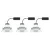 Foco LED Paulmann Nova Plus Coin, juego de 3, redondo, blanco, 2700 K, IP65