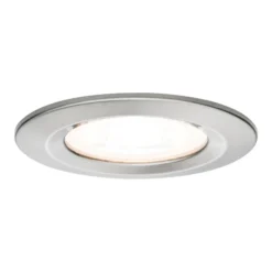 Foco LED Paulmann Nova redondo fijo, hierro, IP44, GU10 atenuable