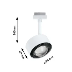 Foco LED Paulmann URail Aldan, 3000 K, blanco señal