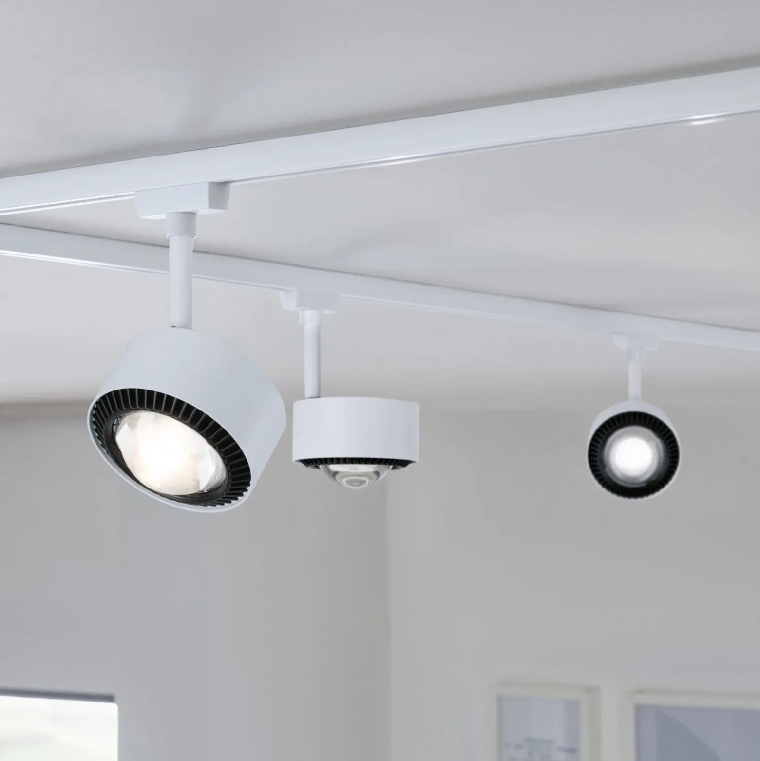 Foco LED Paulmann URail Aldan, 4000 K, blanco señal
