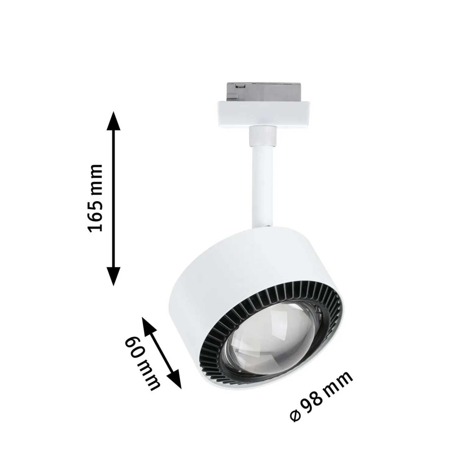 Foco LED Paulmann URail Aldan, 4000 K, blanco señal