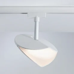 Foco LED Paulmann URail Alejandro, blanco señal, 3000 K, atenuable.