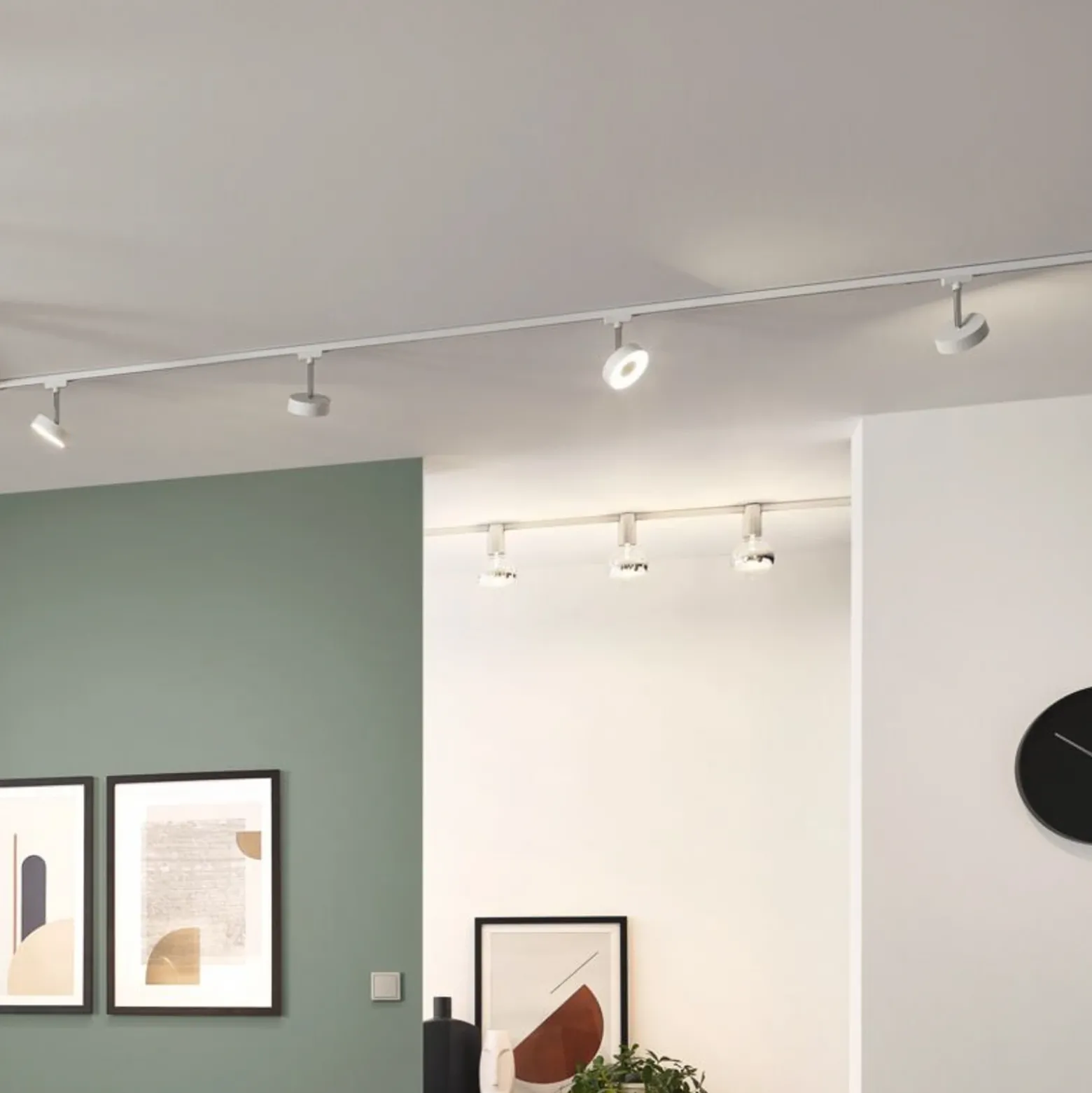 Foco LED Paulmann URail Circle atenuable 3000 K blanco señal