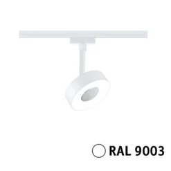 Foco LED Paulmann URail Circle, atenuable, 4000 K, blanco señal