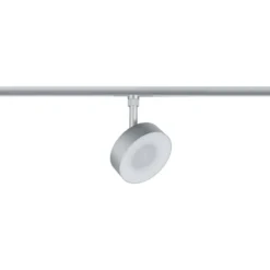 Foco LED Paulmann URail Circle, cromo mate, CCT, atenuable
