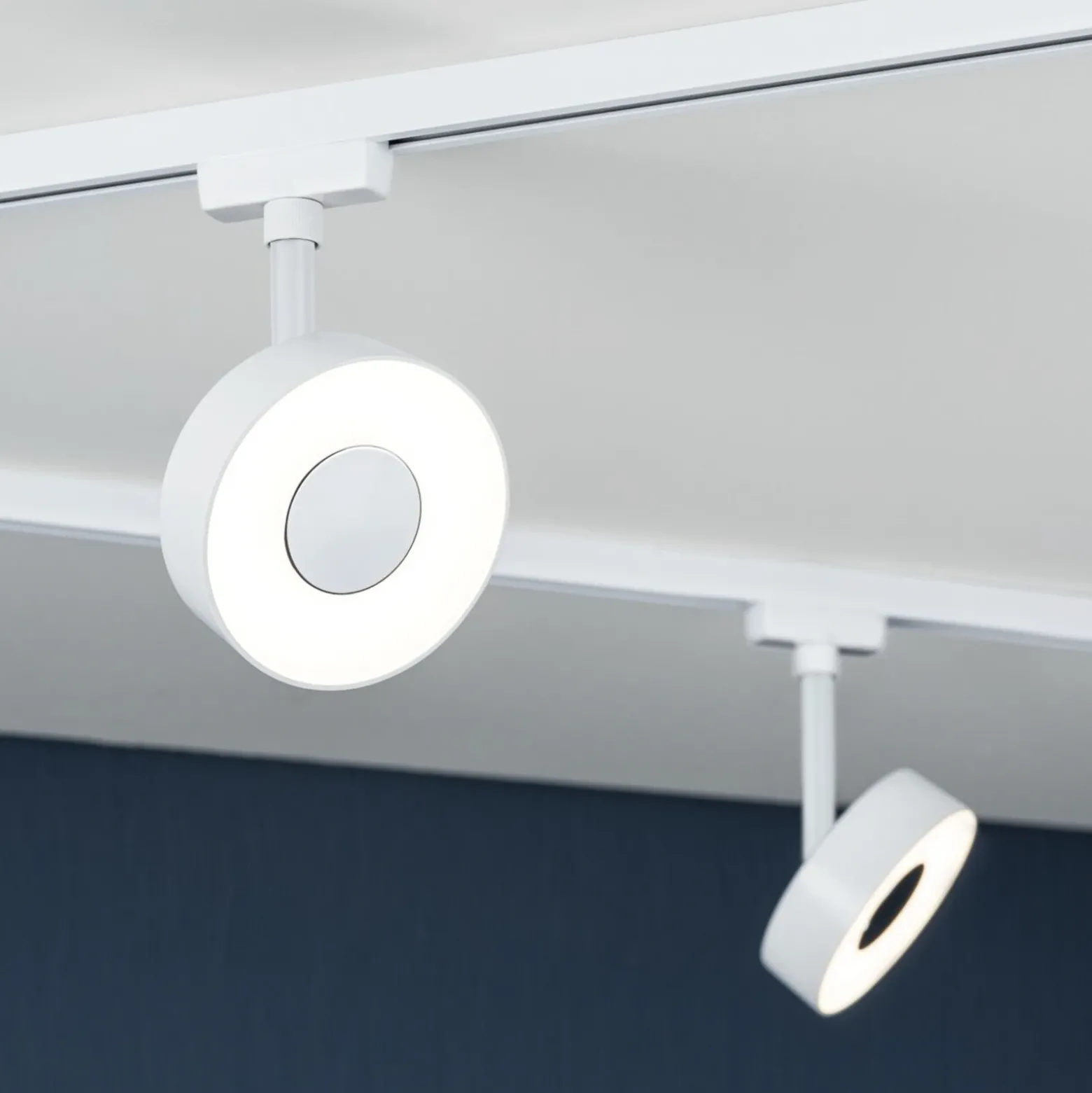 Foco LED Paulmann URail Circle, 3stepdim, 4000 K, blanco señal