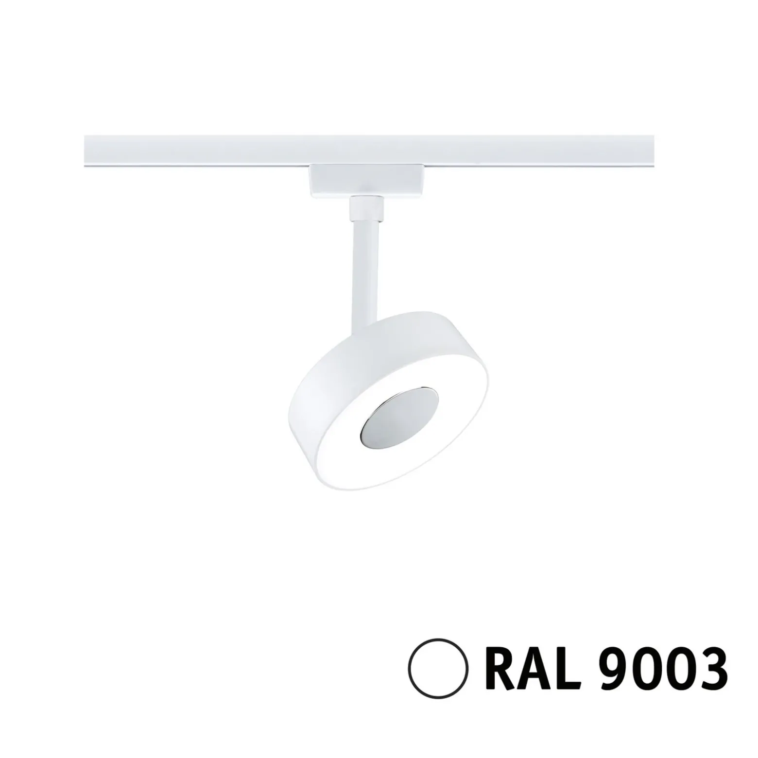 Foco LED Paulmann URail Circle, 3stepdim, 4000 K, blanco señal