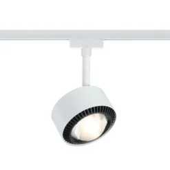 Foco LED Paulman URail Aldan, blanco señal, White Switch
