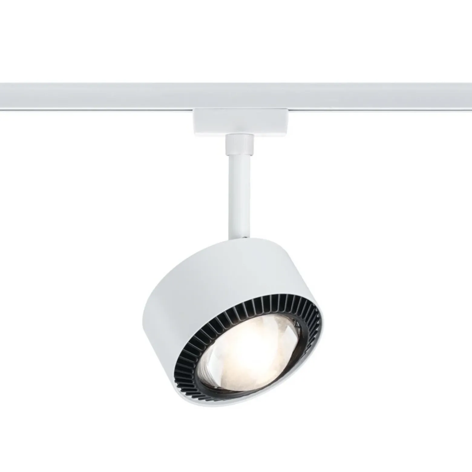 Foco LED Paulman URail Aldan, blanco señal, White Switch