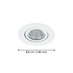 Foco LED Saliceto redondo giratorio 4.000K blanco