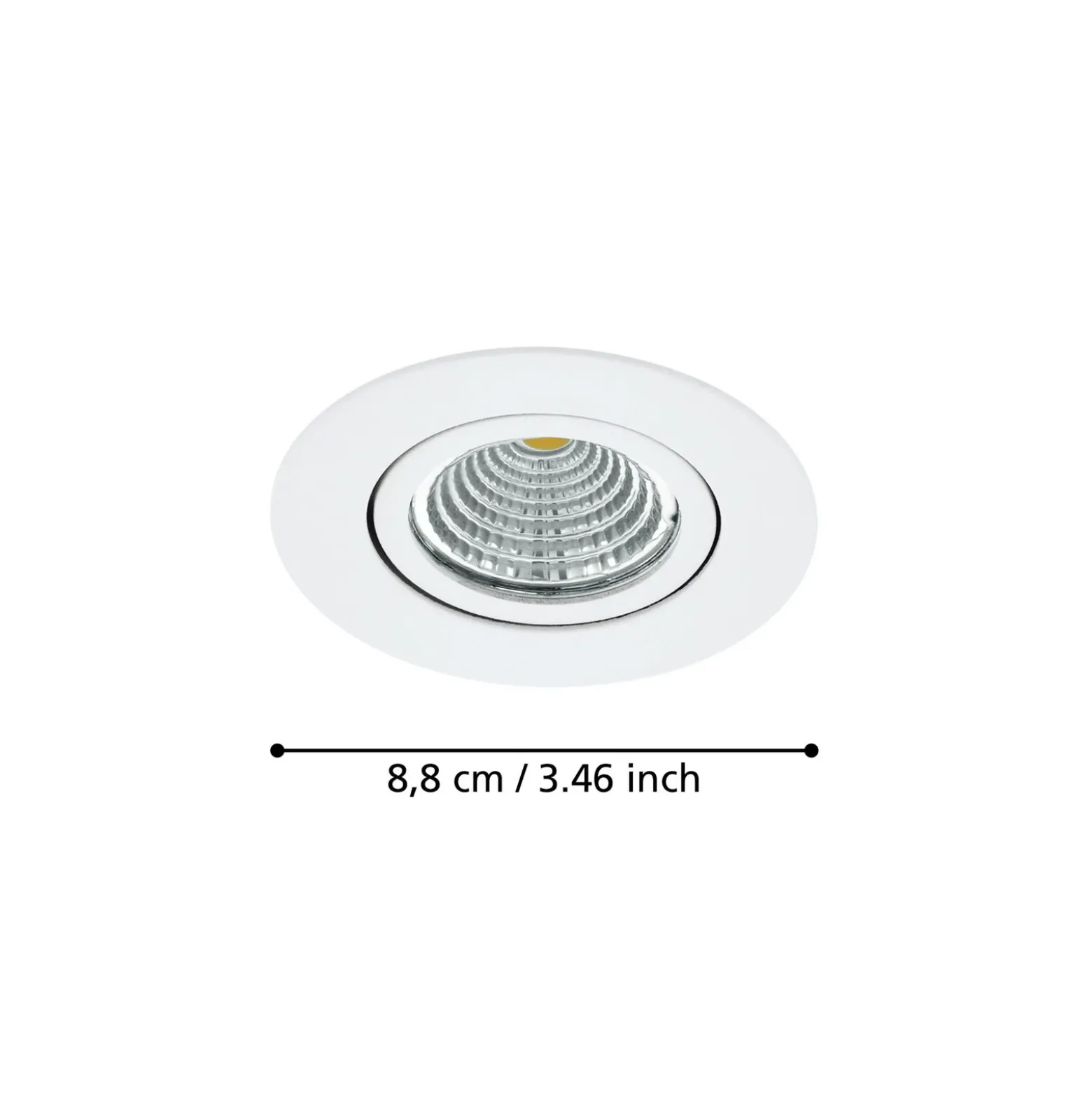 Foco LED Saliceto redondo giratorio 4.000K blanco
