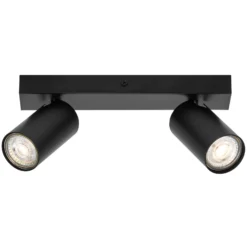 Foco LEDVANCE Octagon, atenuable, 2 luces, negro