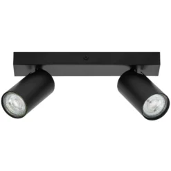 Foco LEDVANCE Octagon, atenuable, 2 luces, negro