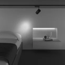 Foco LED Vuoro Unity, negro, 4.000 K, 10 W, 1 fase