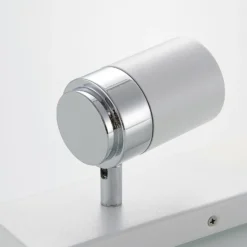 Foco Lindby Kardo, 3 luces, blanco, metal, IP44