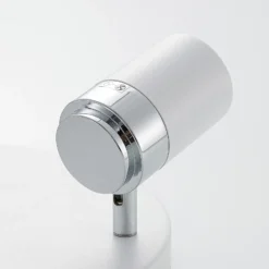 Foco Lindby Kardo, redondo, 3 luces, blanco, metal, IP44