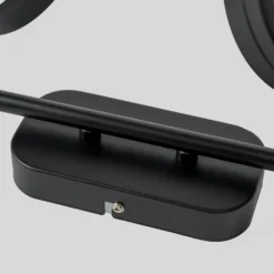 Foco Lindby Neros, negro, 2 luces, 31,5 cm, CCT, hierro