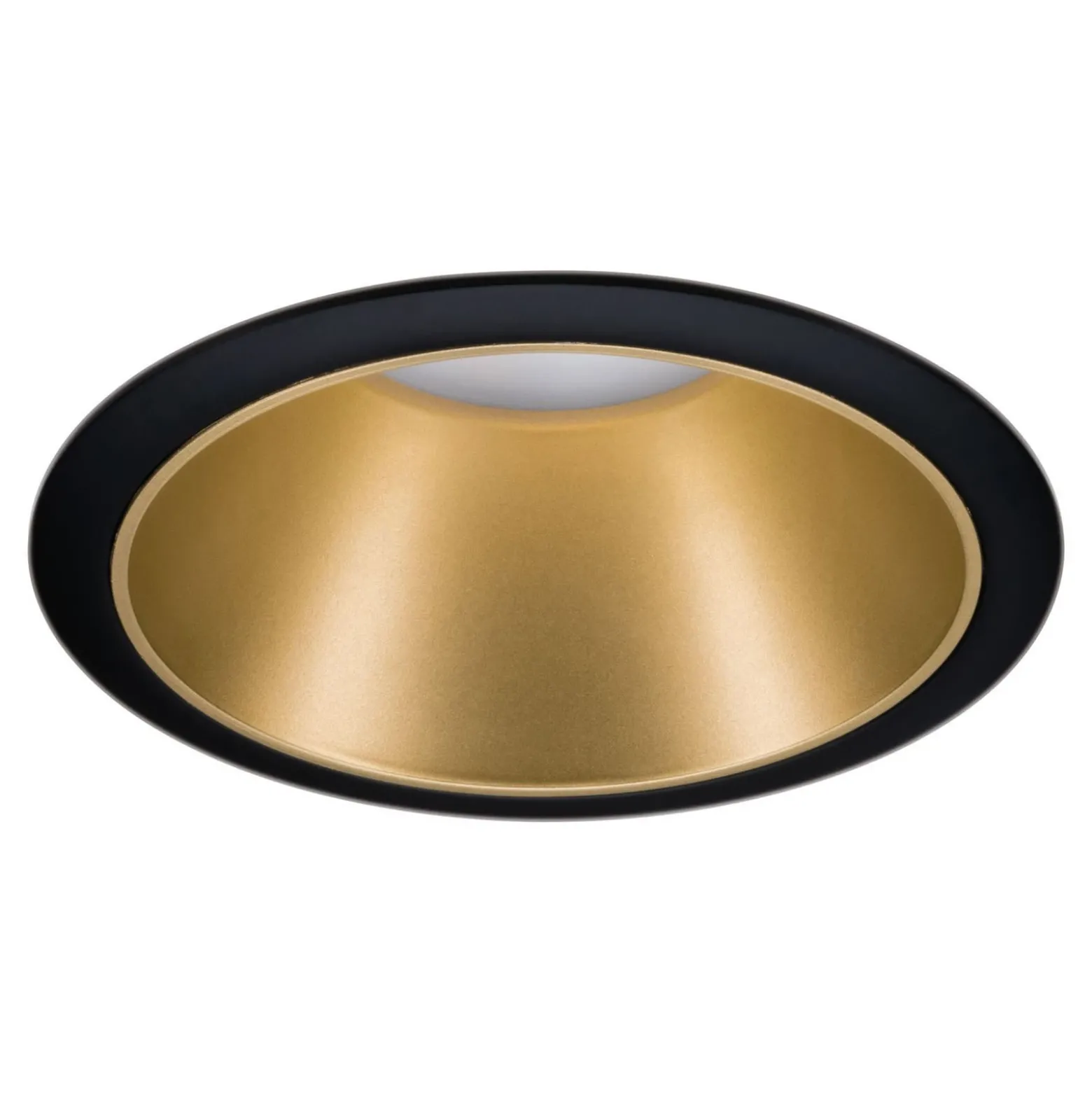 Foco Paulmann Cole GU10, negro/dorado