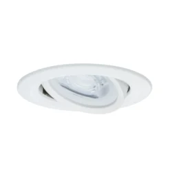 Foco Paulmann Spot Nova redondo, orientable y atenuable, blanco mate, casquillo