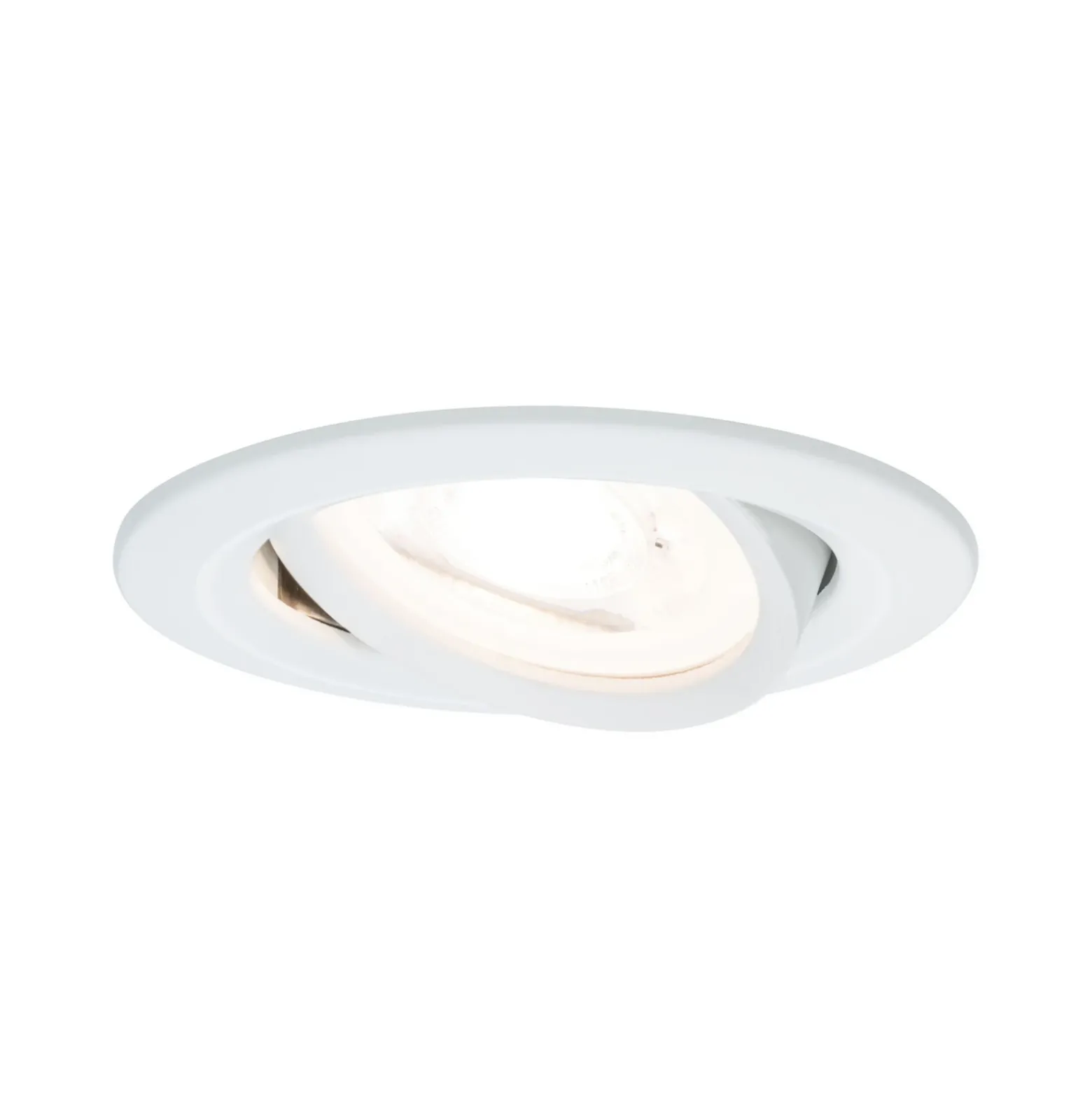 Foco Paulmann Spot Nova redondo, orientable y atenuable, blanco mate, casquillo