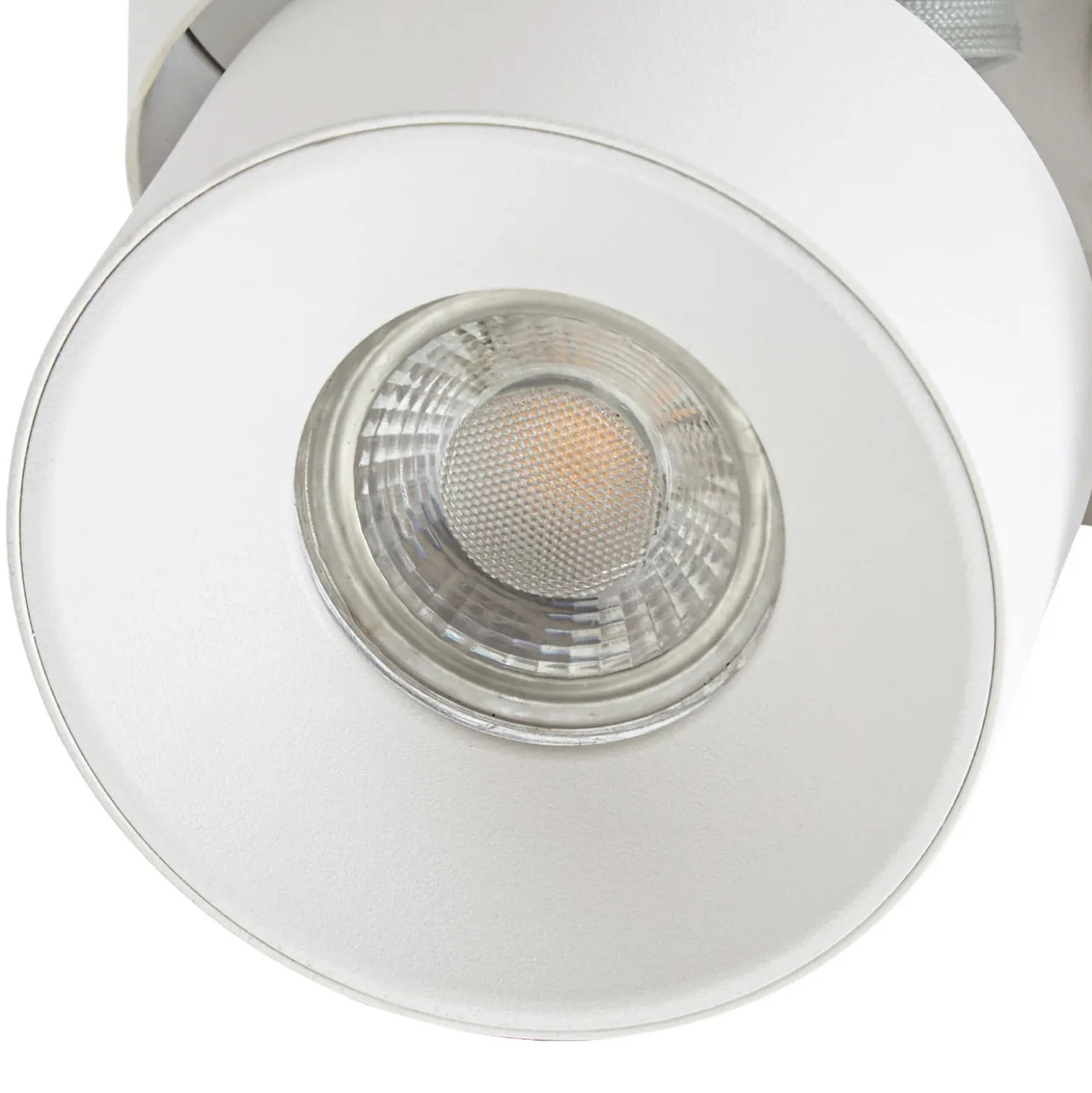 Foco PRIOS Rotari basic, de 2 luces, blanco, longitud 18 cm, casquillo GU10