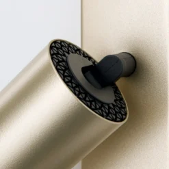 Foco Sean, 2 luces, dorado, metal, giratorio