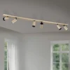 Foco Sean, 6 luces, dorado, metal, orientable