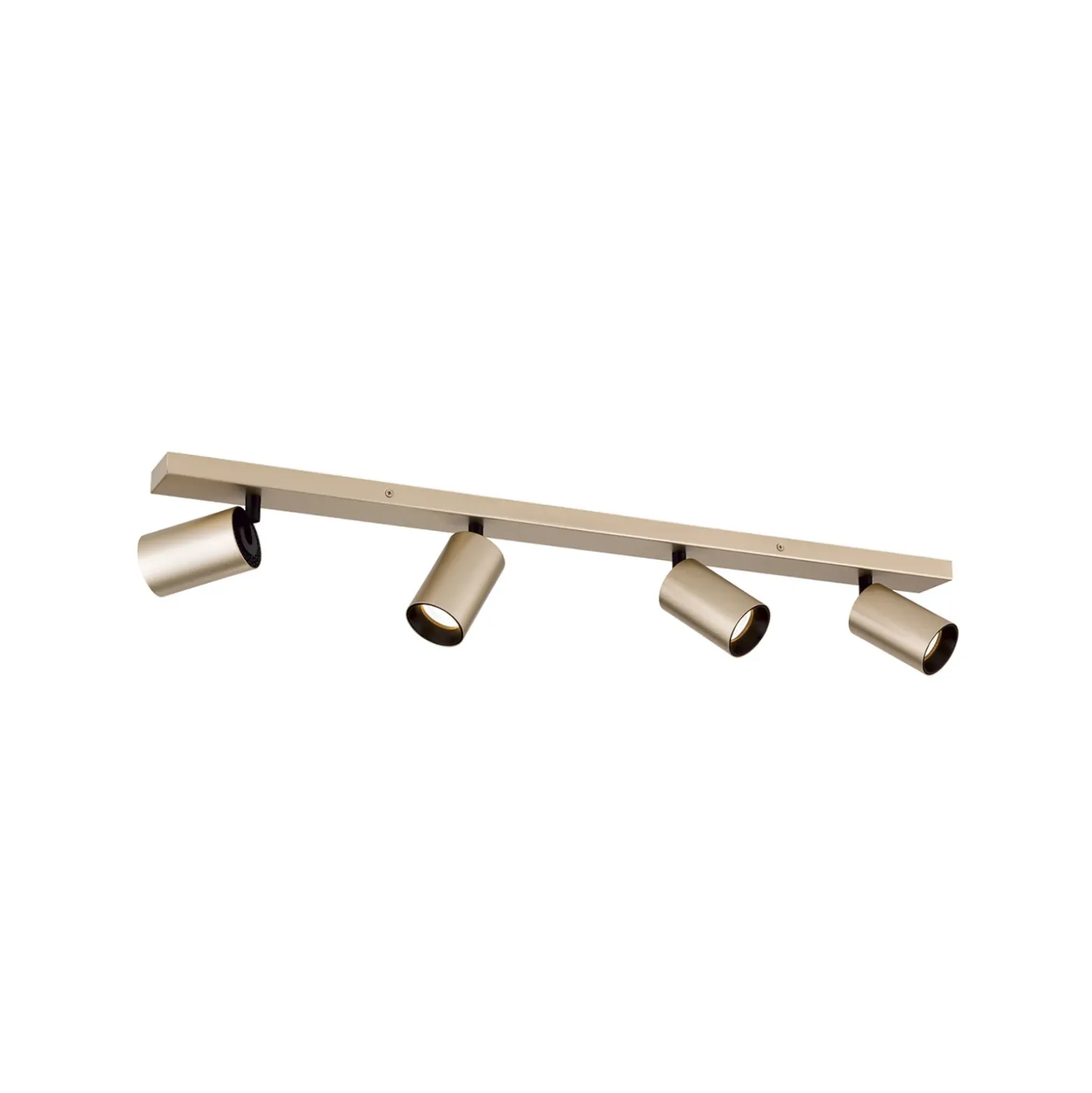 Foco Sean, 4 luces, dorado, metal, orientable