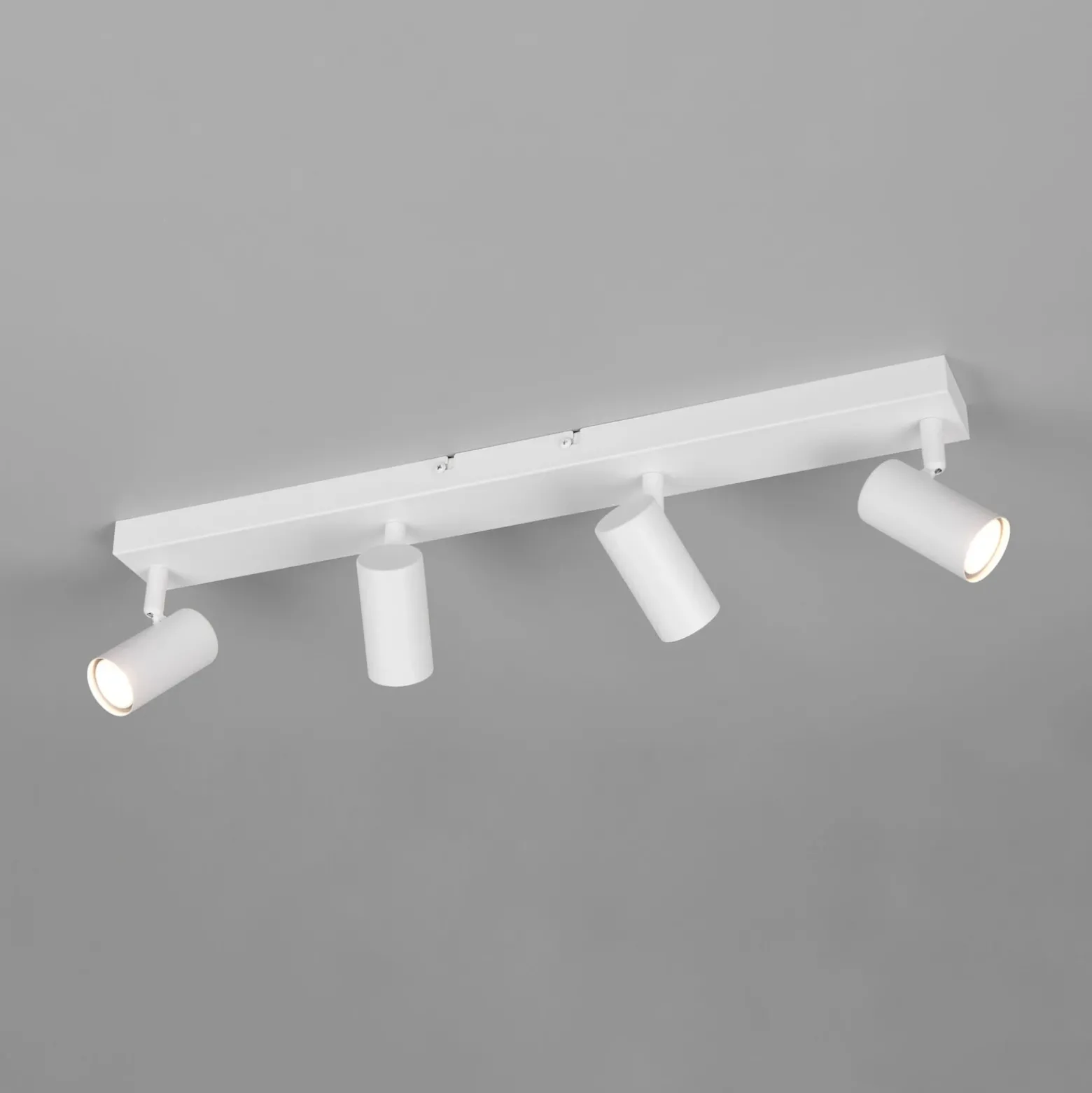 Foco Taryn, blanco mate, longitud 62 cm, 4 luces, mini GU10