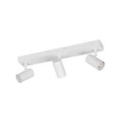 Foco Taryn, blanco mate, longitud 45 cm, 3 luces, mini GU10