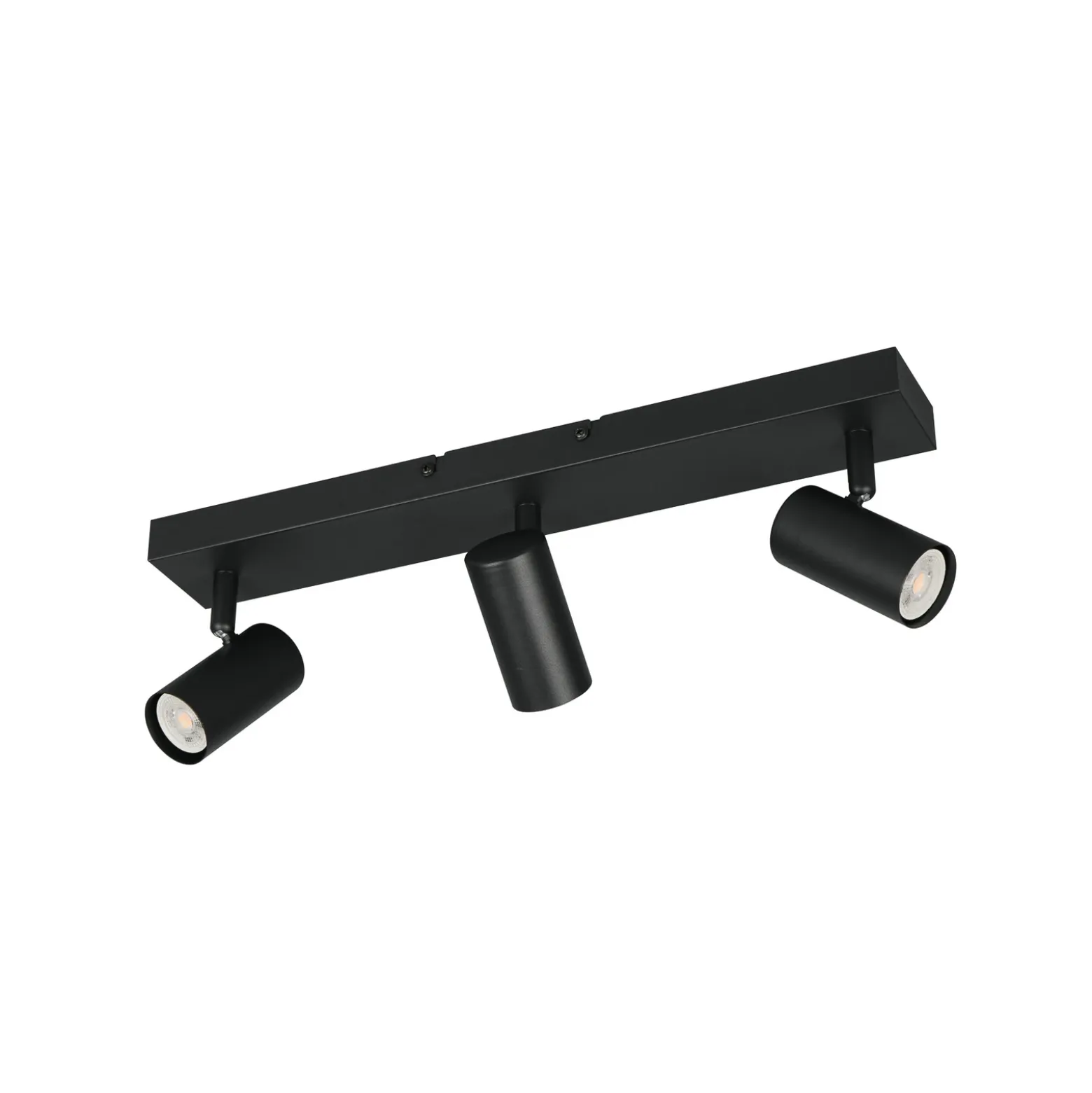 Foco Taryn, negro mate, longitud 45 cm, 3 luces, GU10